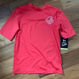 Art class coral rash guard T - size M (8/10)